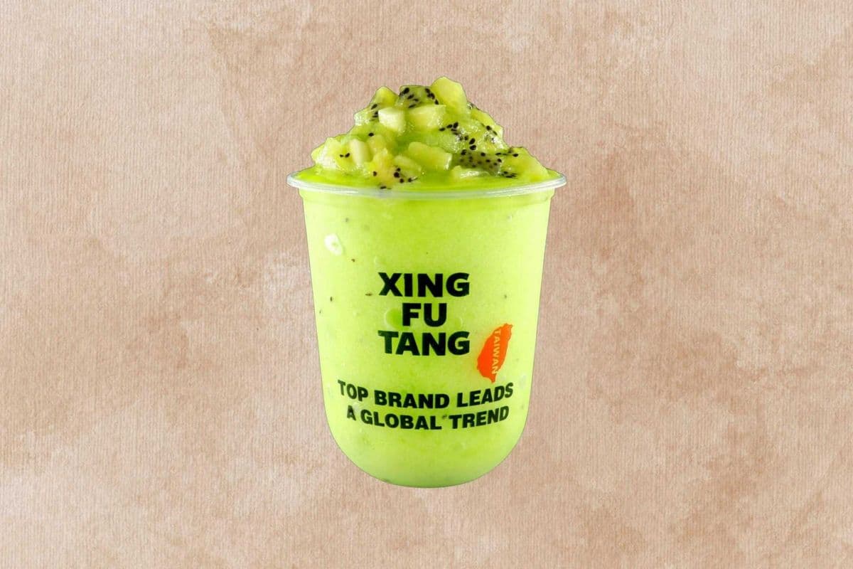 Fresh Kiwi Yogurt Slush