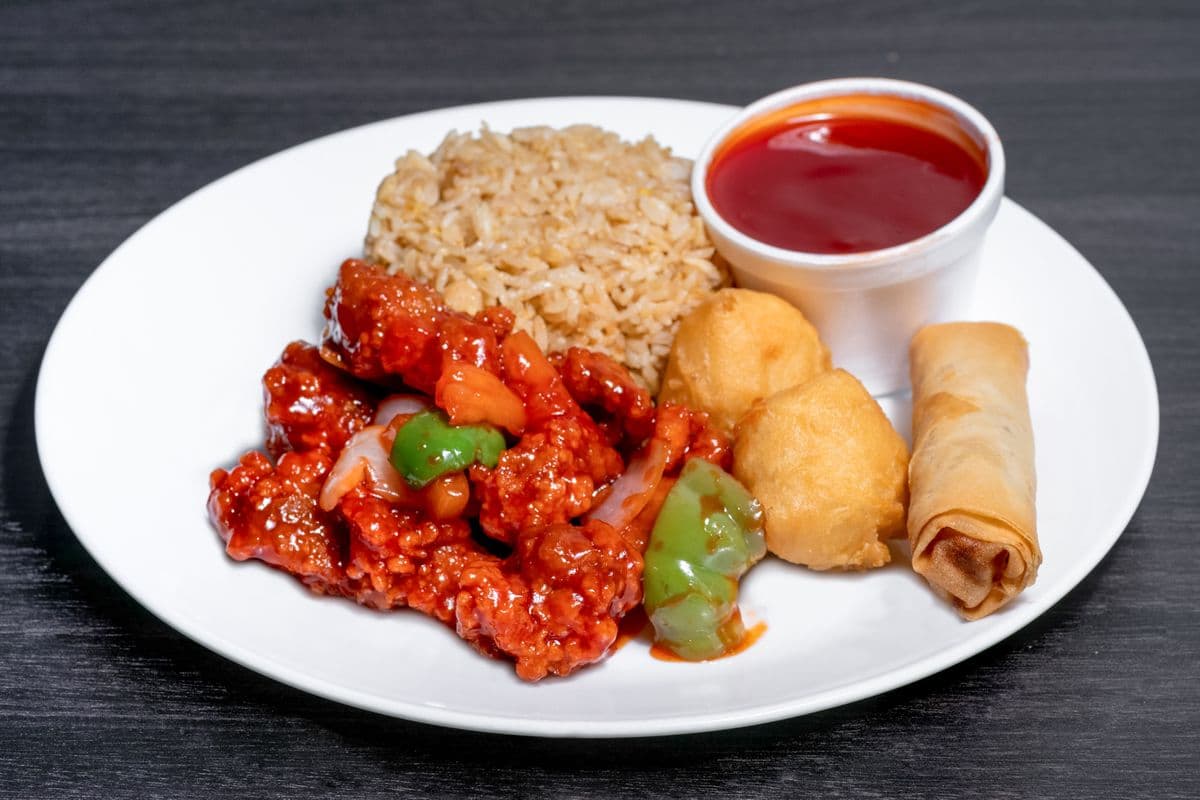 79. Sweet-and-Sour Pork with Chicken Ball