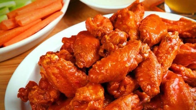 2. Baked or fried Wings (8)