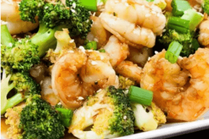 35. Shrimp with Broccoli
