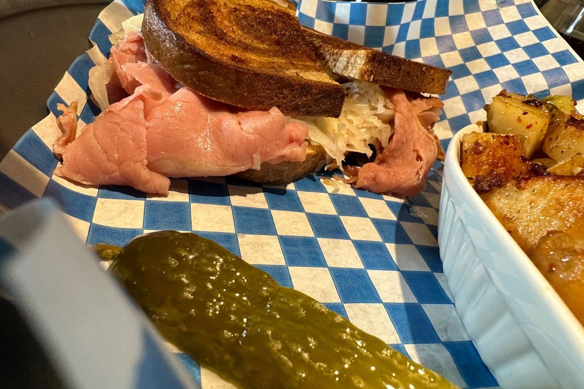 Reuben on Rye Bread