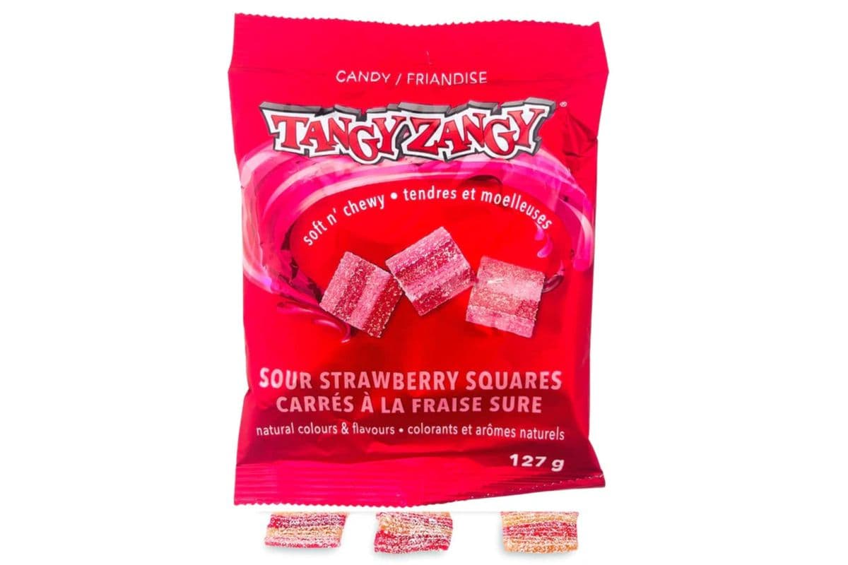 Tangy Zangy Strawberry Sour Squares (127 g)