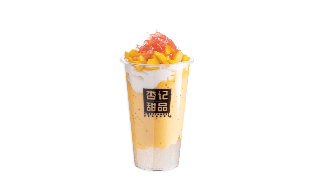 Mango Pomelo Sago Tofu Pudding (Cup) - 杨枝甘露豆腐花(杯)