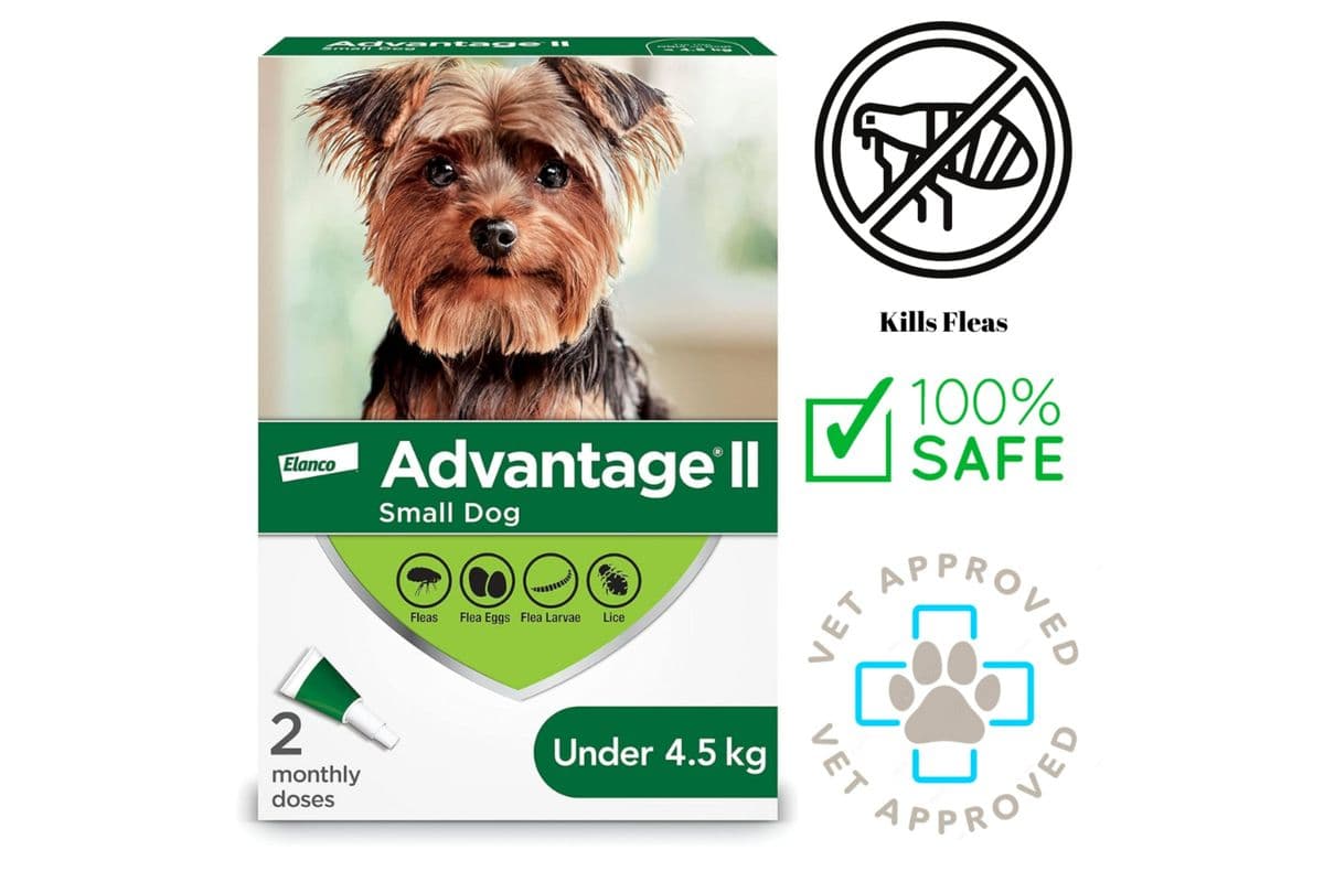 Advantage II - Flea & Tick Medicine Small Dogs (4.5 kg)