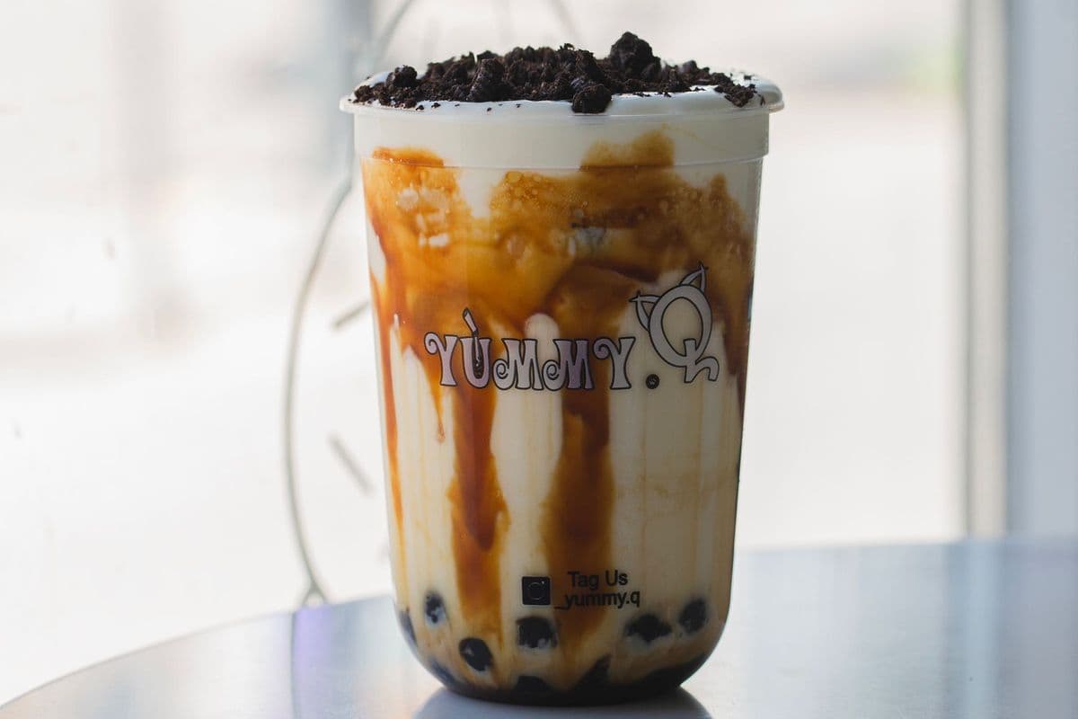 Panda Dirty Milk with Cheese Foam (Cold only)