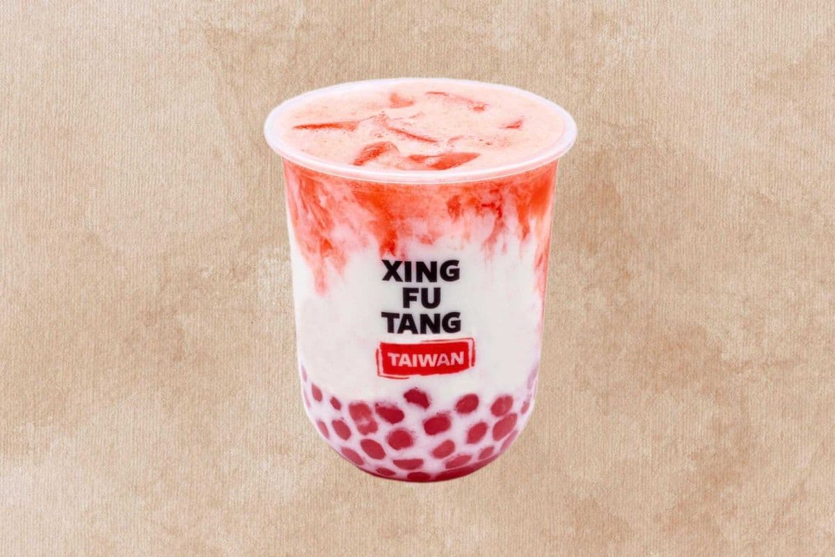 Strawberry Bobo Milk 莓天想你草莓波波鲜奶