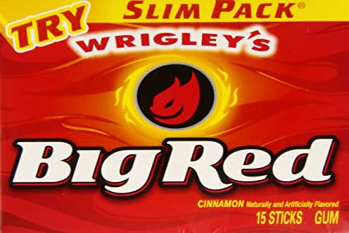 Wrigley's 15 Sticks Big Red Cinnamon Flavoured
