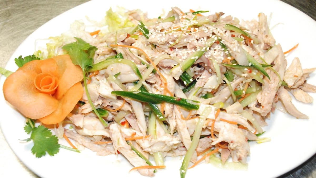 #109 Shredded Chicken with Jelly Fish
