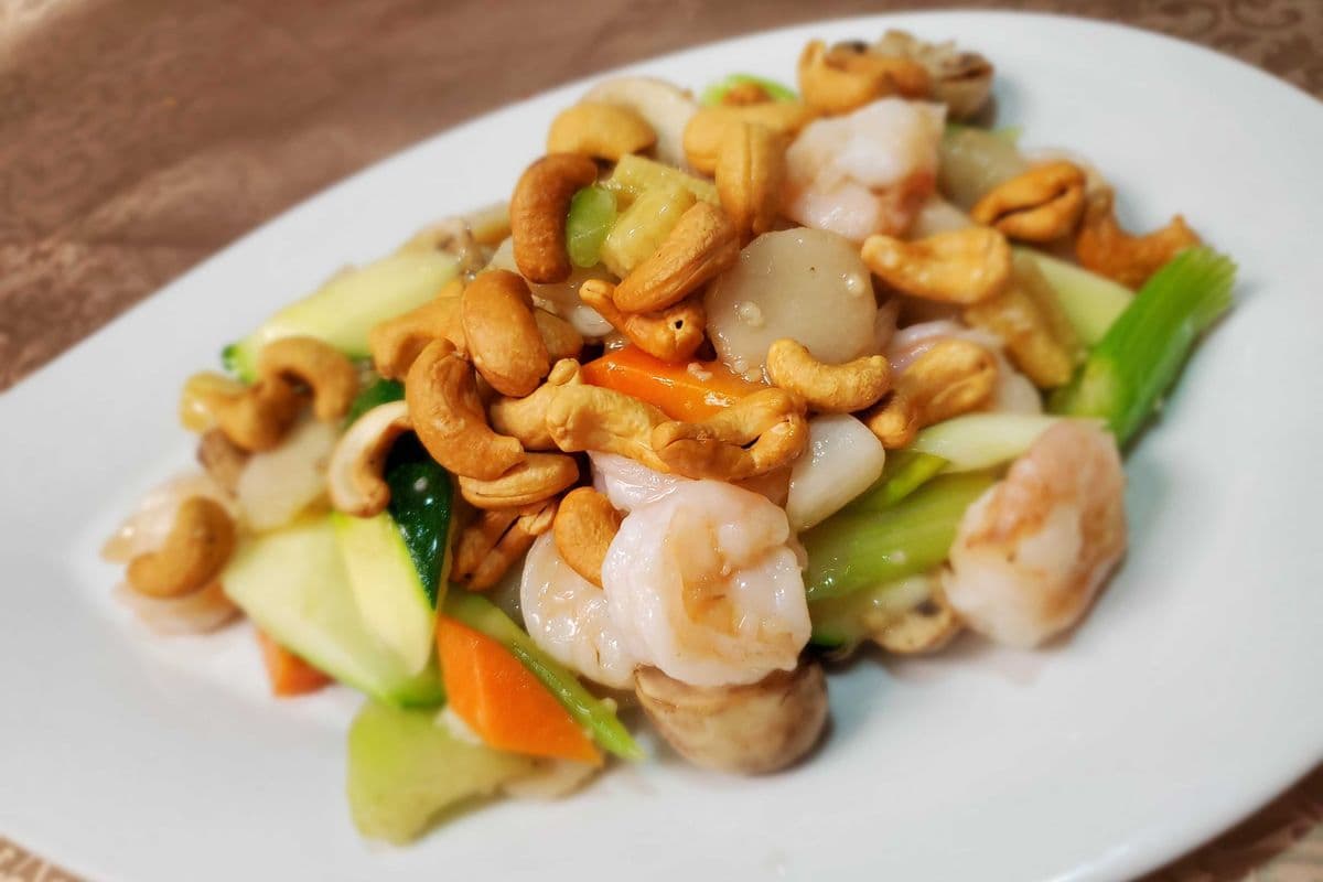 Prawns with Cashew Nuts