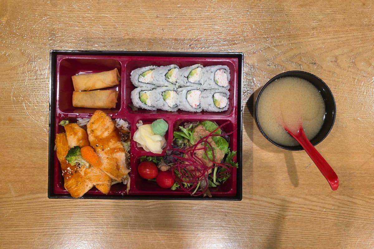 Salmon Teri Lunch box