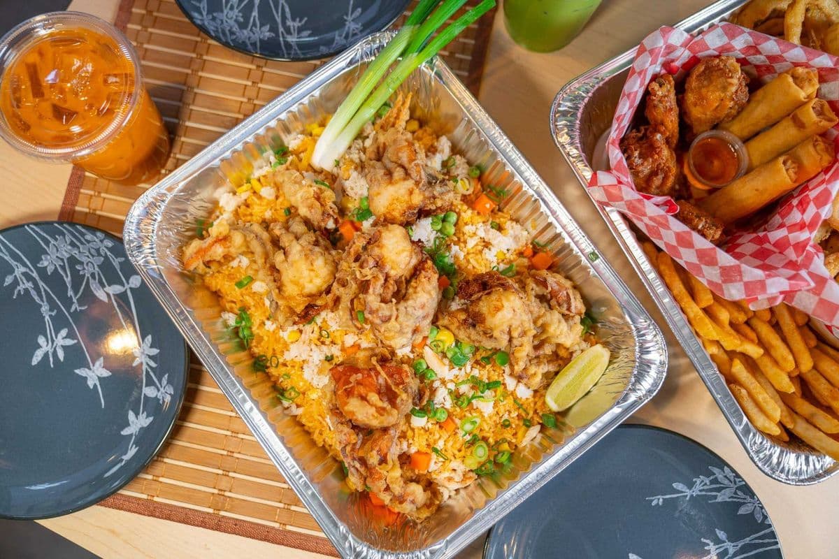 Crab Fried Rice Platter