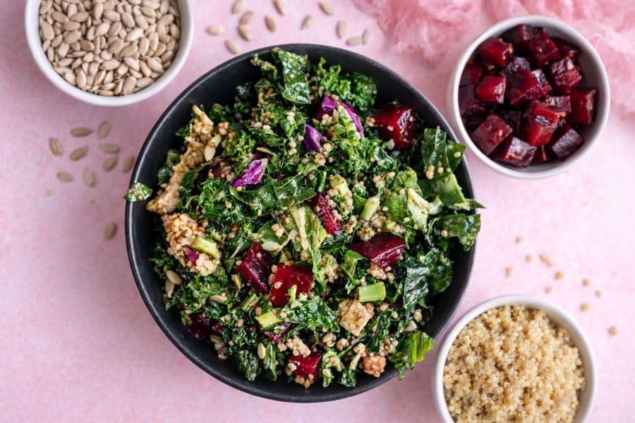 Quinoa Beet Down Salad