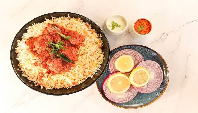 Chicken 65 Biryani / Chicken 65 Biryani