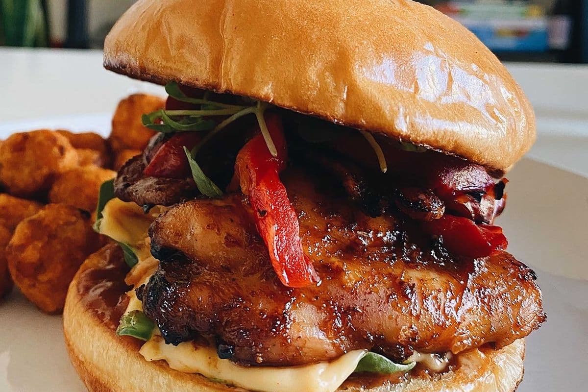 Honey Bacon Chicken Burger