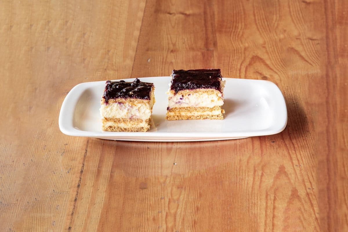 7. Blueberry Cheesecake