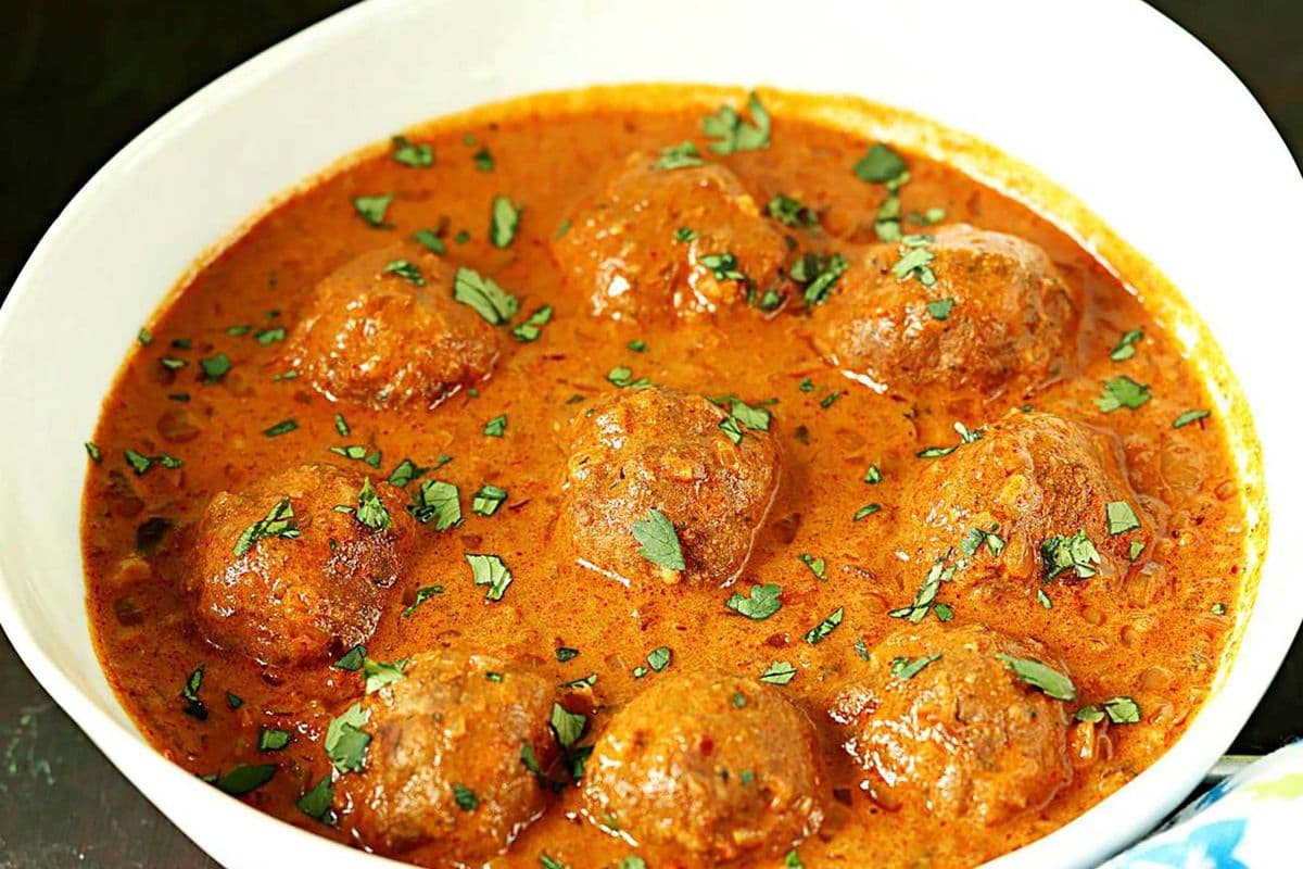 Chicken Malai Kofta Curry (Meatball)
