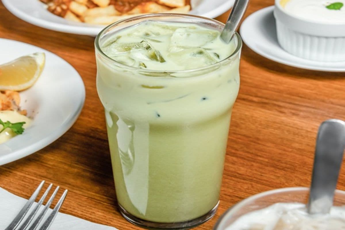 Iced Matcha Green Tea Latte