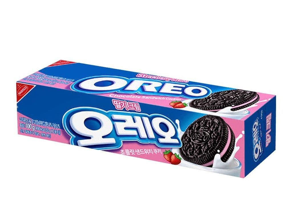 Oreo Strawberry Cream Sandwich Korea (100g)