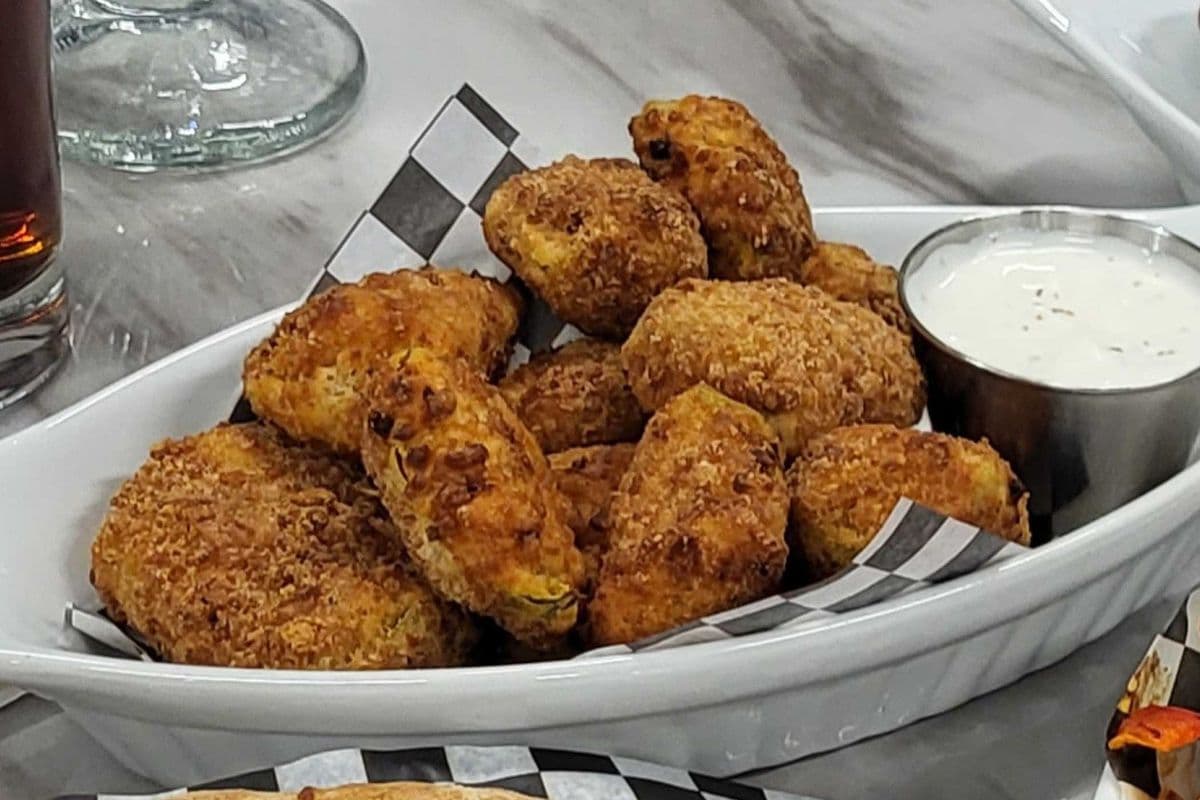 Deep Fried Pickle Bites w/ Ranch Dip