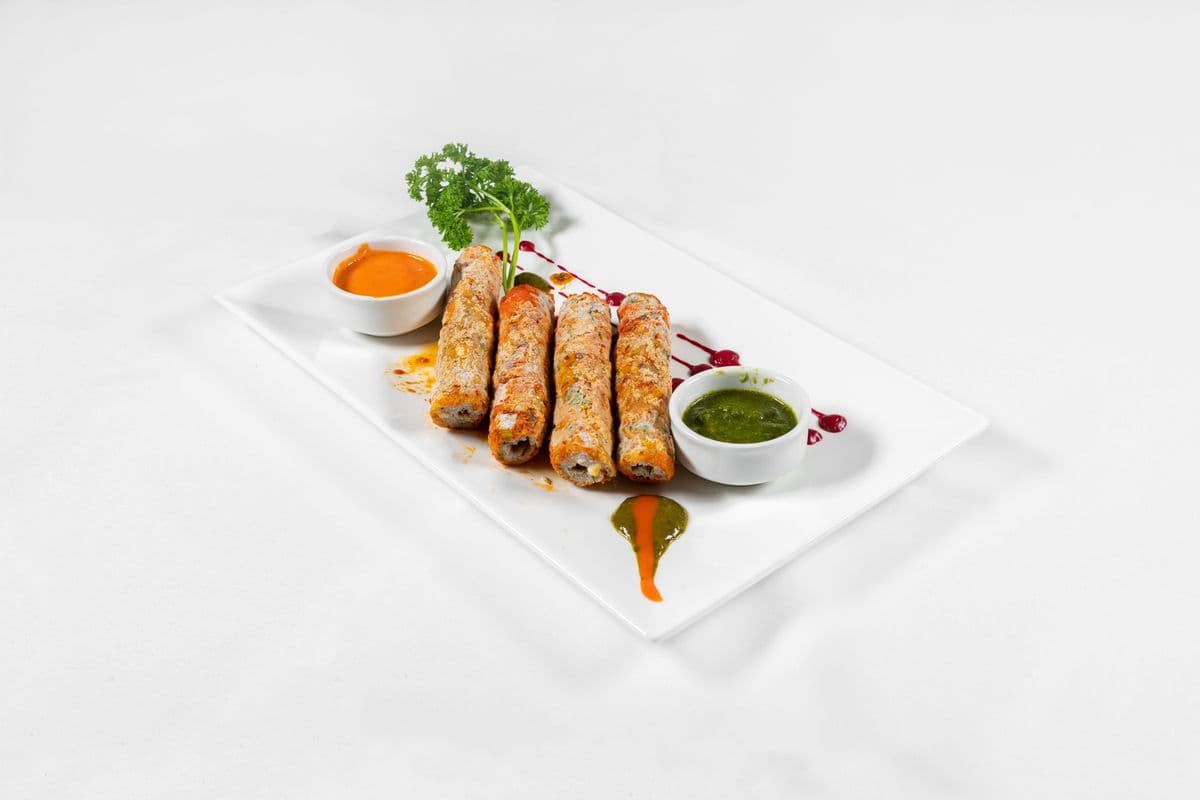 37. Chicken Malai Seekh Kabab