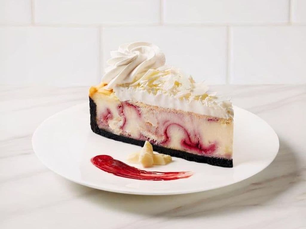 White Chocolate Raspberry Cheesecake