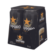Sapporo Black (4 Can x 473 mL)