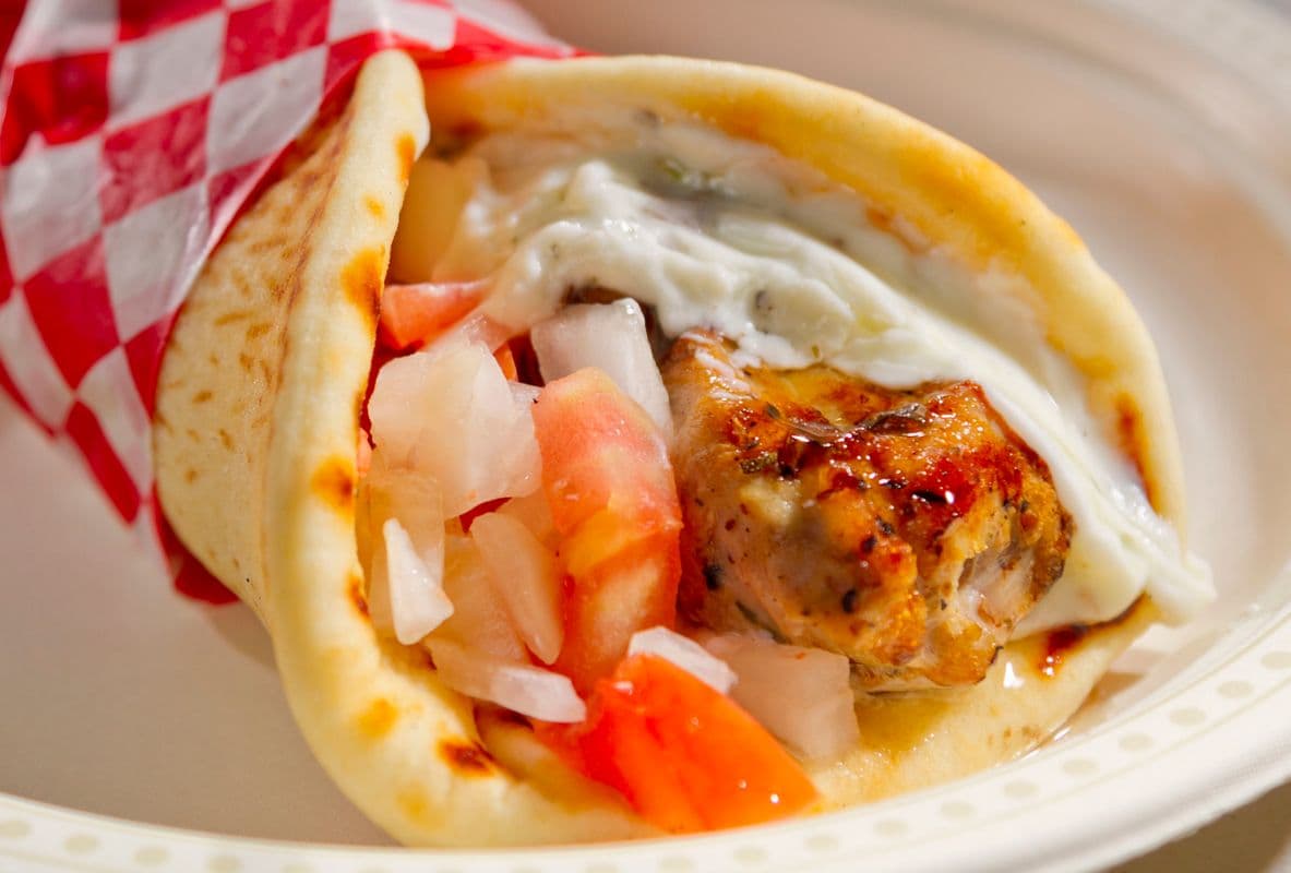 Chicken Souvlaki Wrap