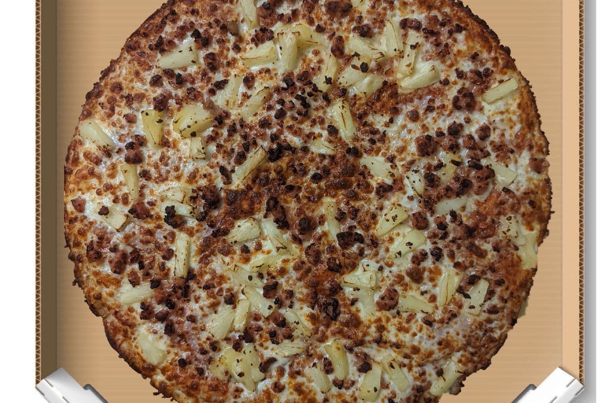 Small Hearty Hawaiian Pizza