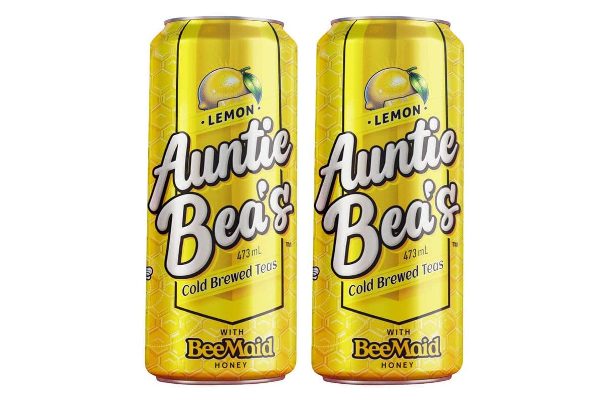 PAIR - Auntie Bea's Cold Brewed Tea Lemon 2 x 473ml