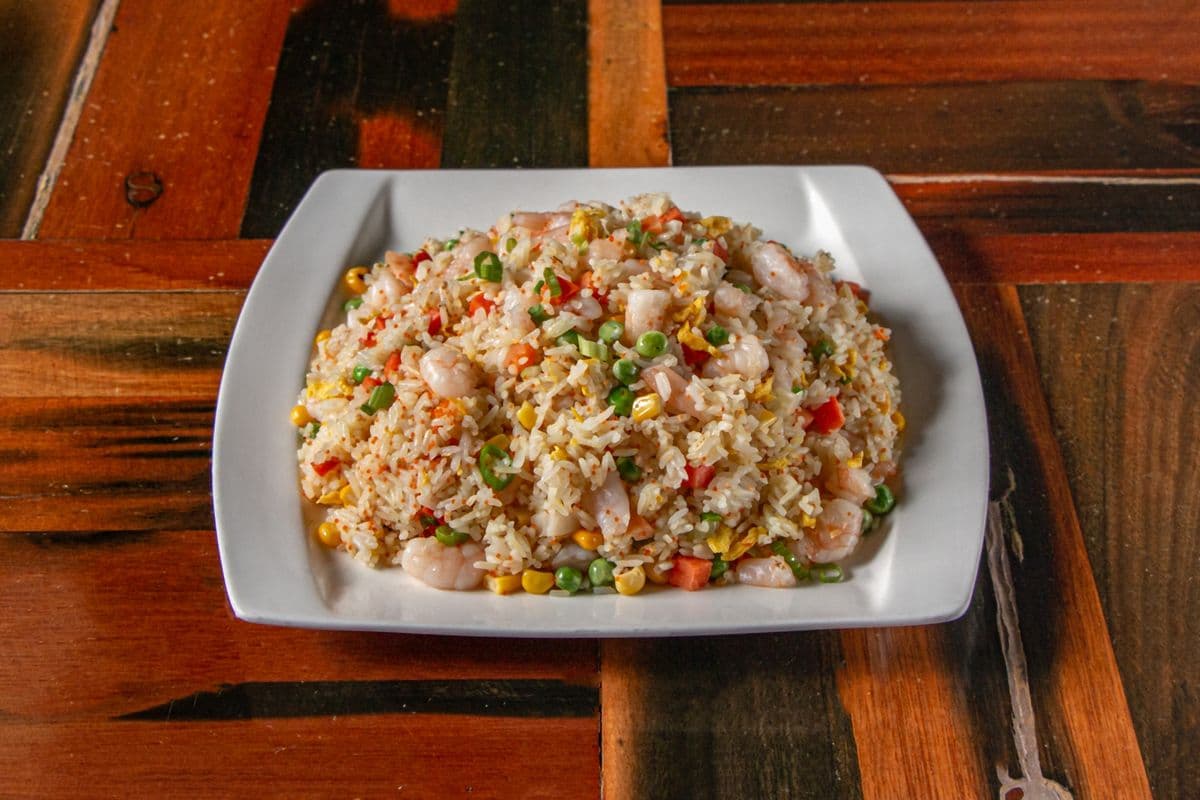 Garlic Seafood Fried Rice