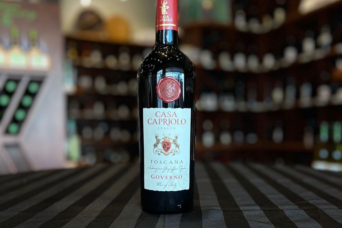 red | casa capriolo governo sangiovese/merlot/cab sauv (1 x 750mL)