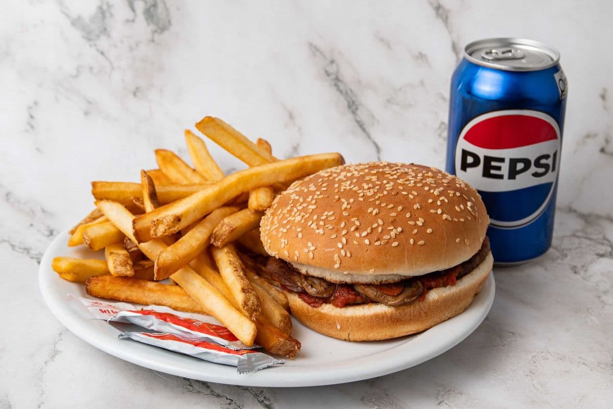 Mushroom Burger Combo