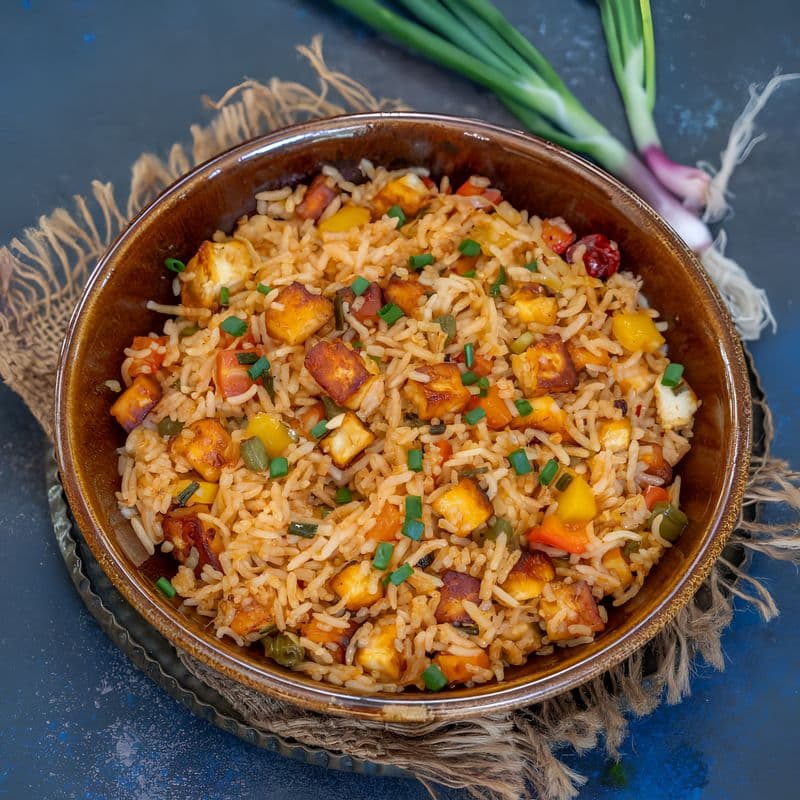 Fried Rice (Your Choice: Veg, Paneer, Chicken, etc.)