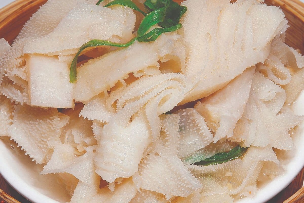 12. Beef Tripe with Ginger and Onion