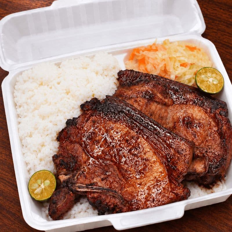 Grilled Pork Chop Platter