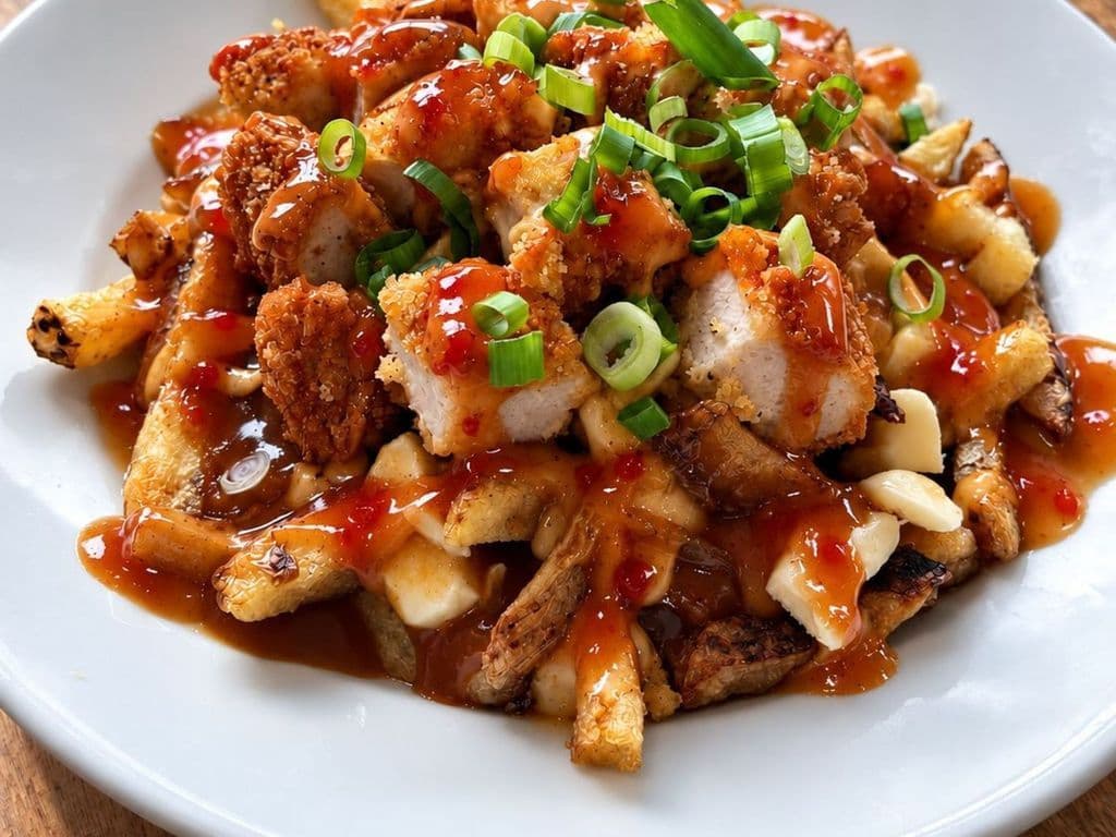 POUTINE POULET THAI