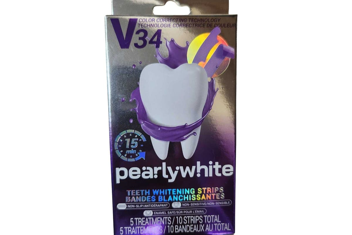 Pearly White Teeth Whitening Strips (5 Treatments)