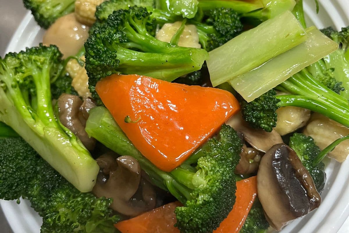 Pan-Fried Four Kinds of Vegetables 四宝疏