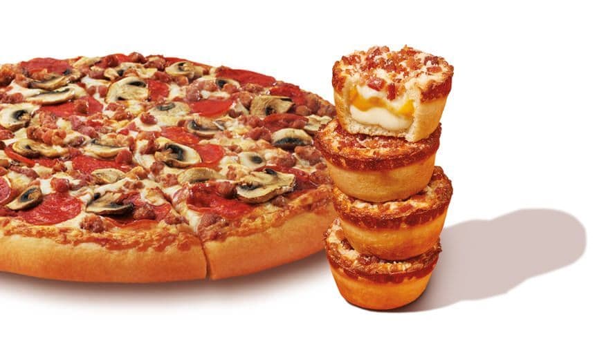 Canadian Pizza with Bacon & Cheese Crazy Puffs Bundle