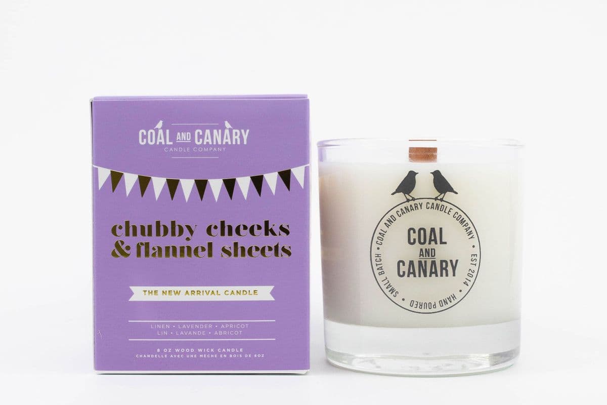 Chubby Cheeks & Flannel Sheets (The New Arrival Candle) (8oz)