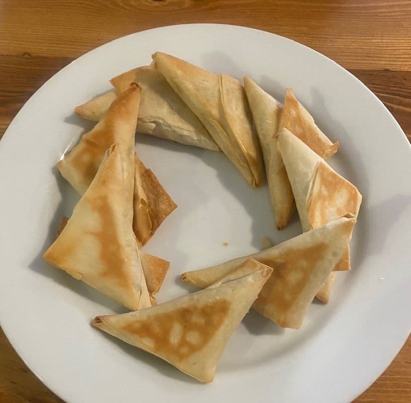 8 Spanakopita's