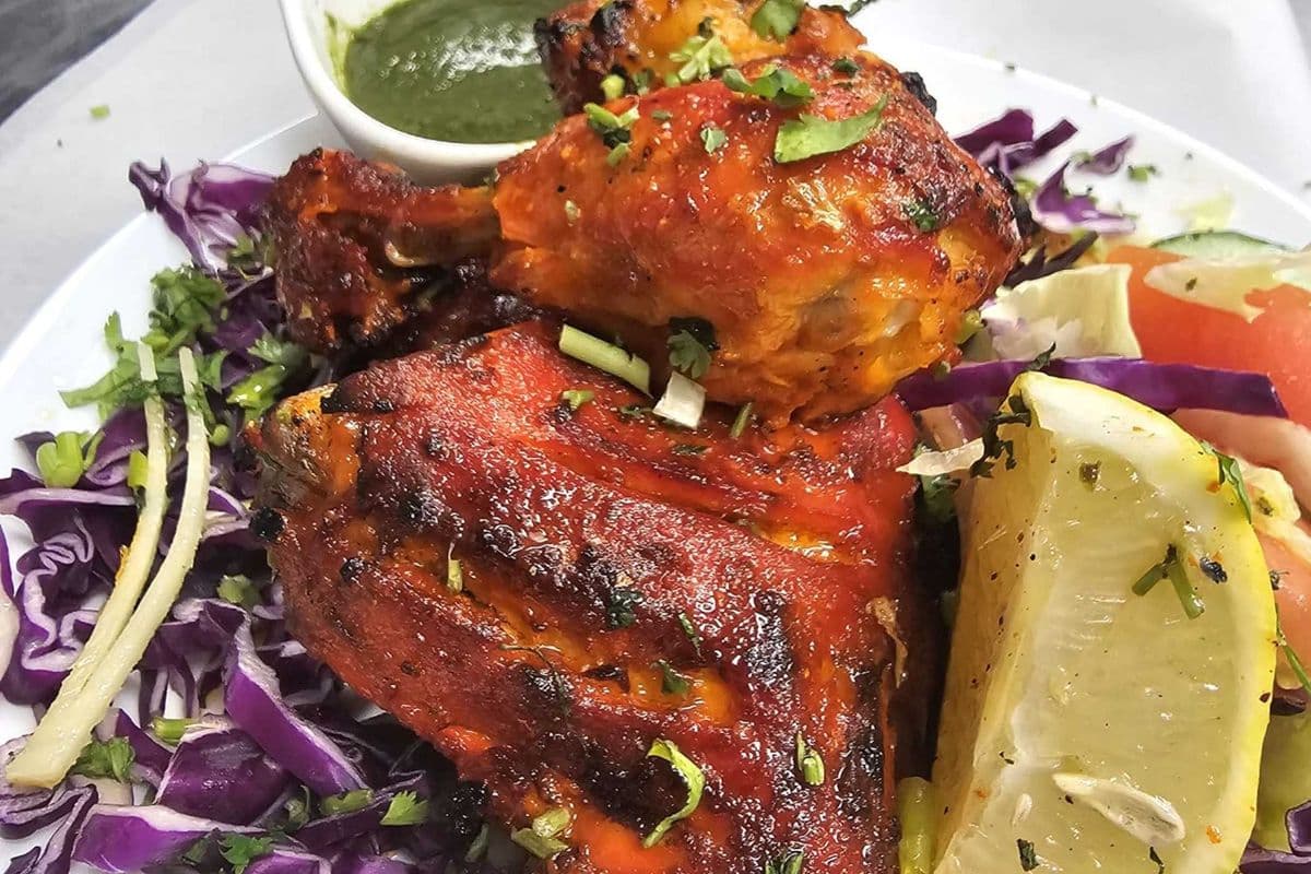 Poulet tandoori (4 mcx) / Tandoori Chicken (4 pcs)