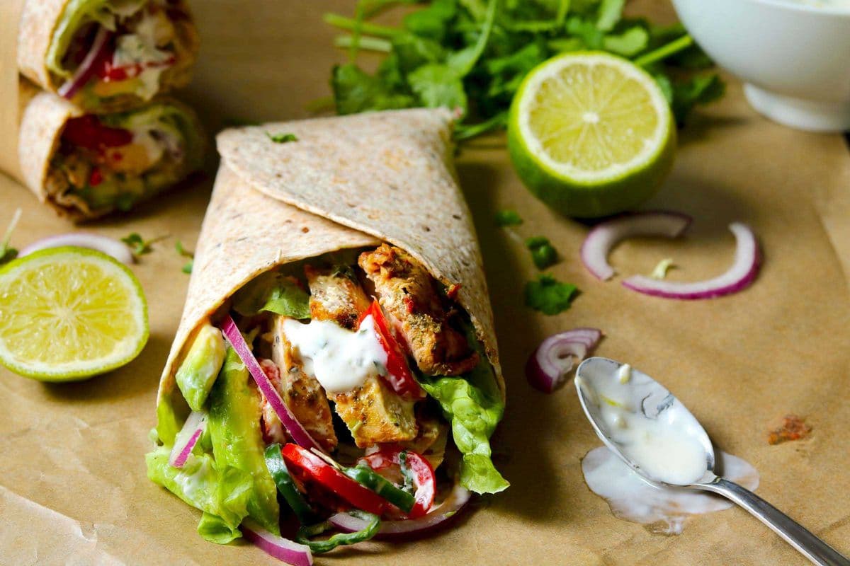 Spicy Crispy Chicken Wrap