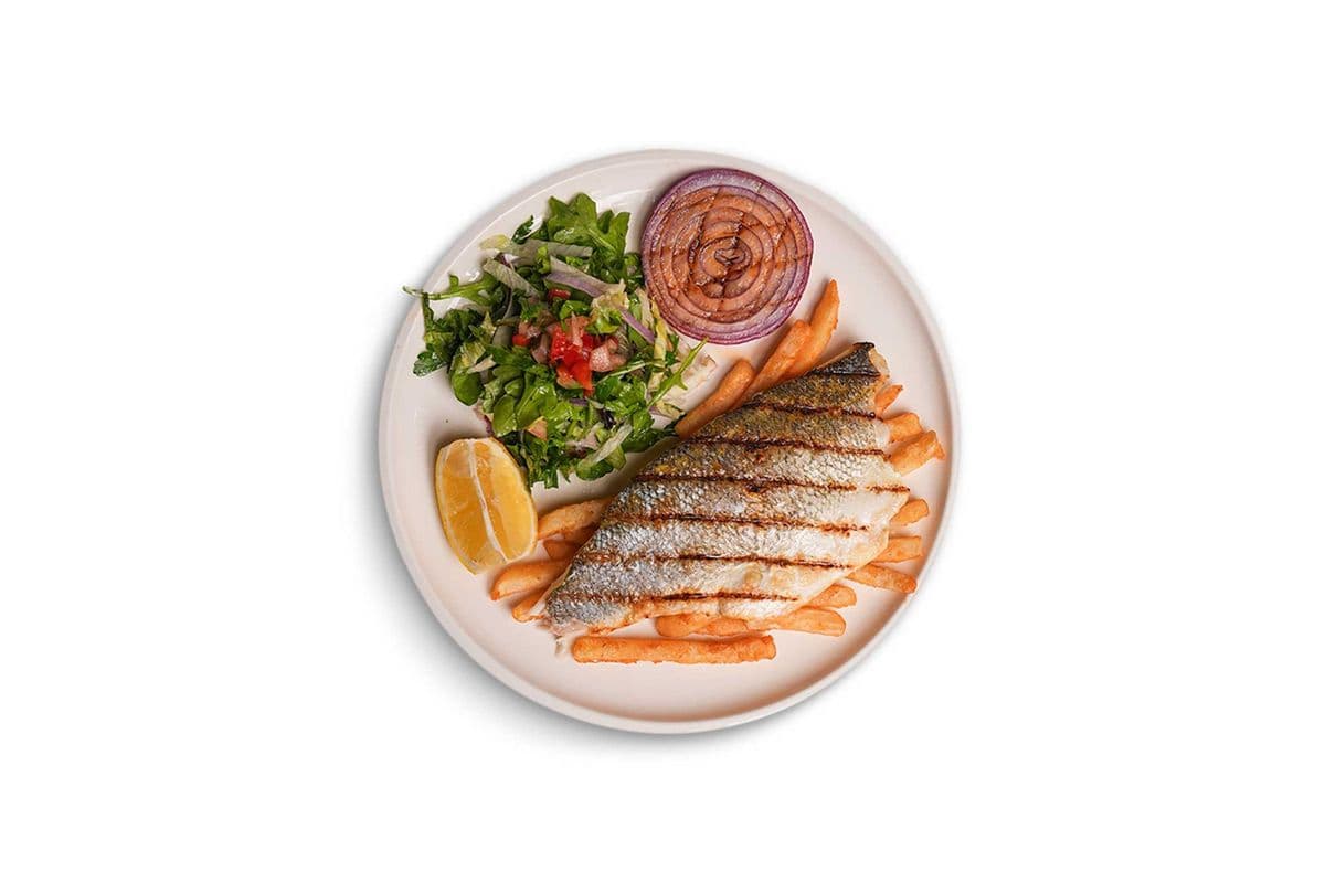 Grilled Sea Bass (250 Cal)