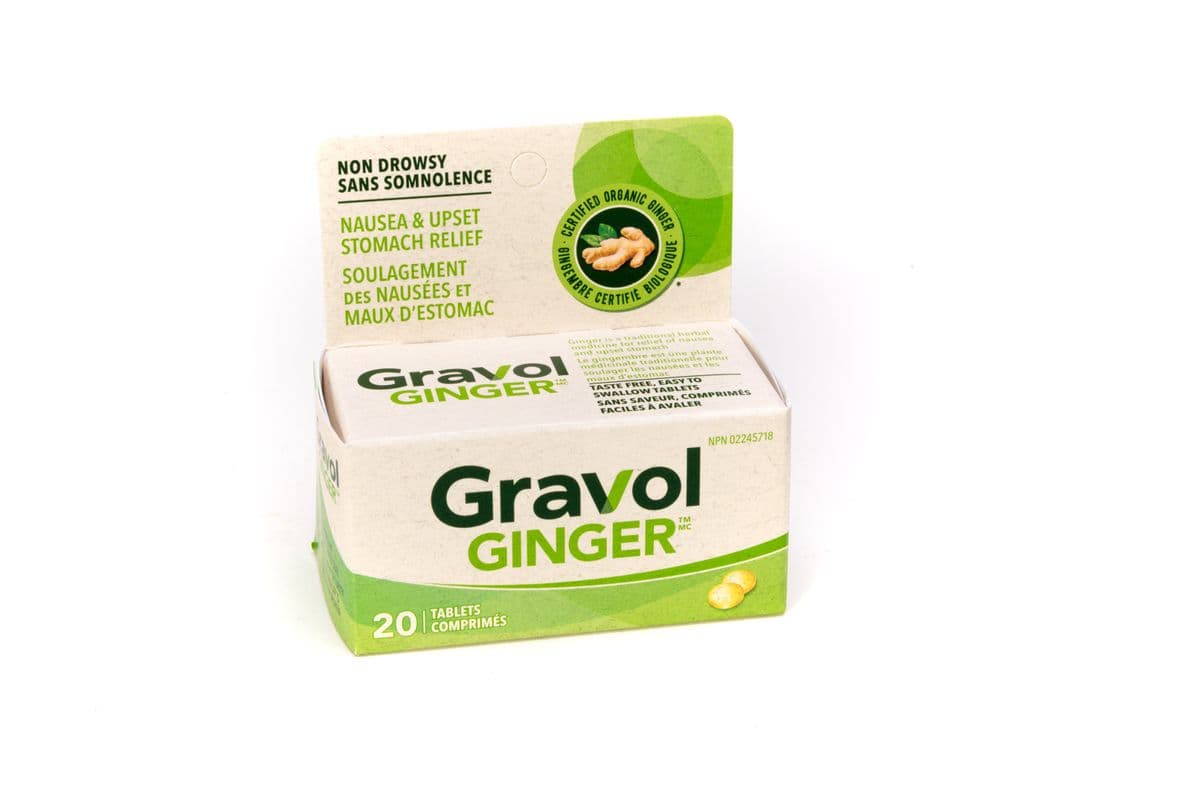 Gravol Ginger Chewable Lozenges (20's)