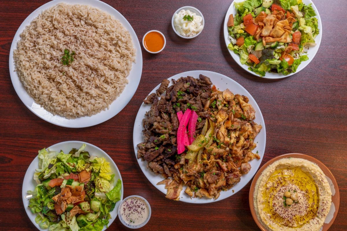 Small Family Shawarma Platter (Chicken)