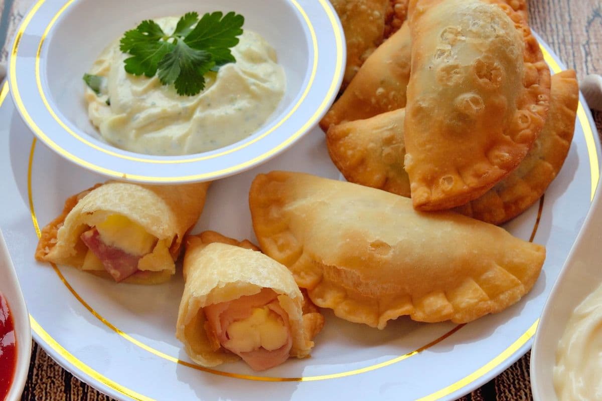 4 unités empanadas au fromage avec jambon