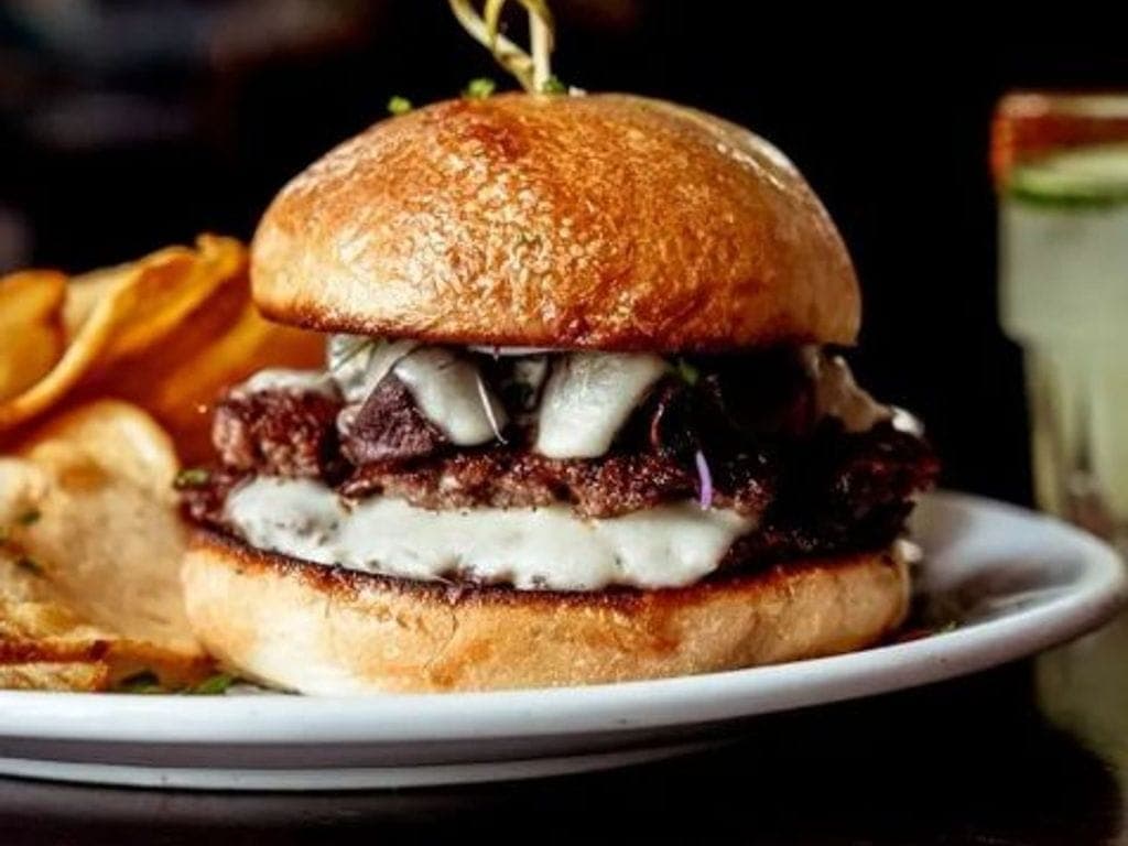 Mushroom Swiss Burger