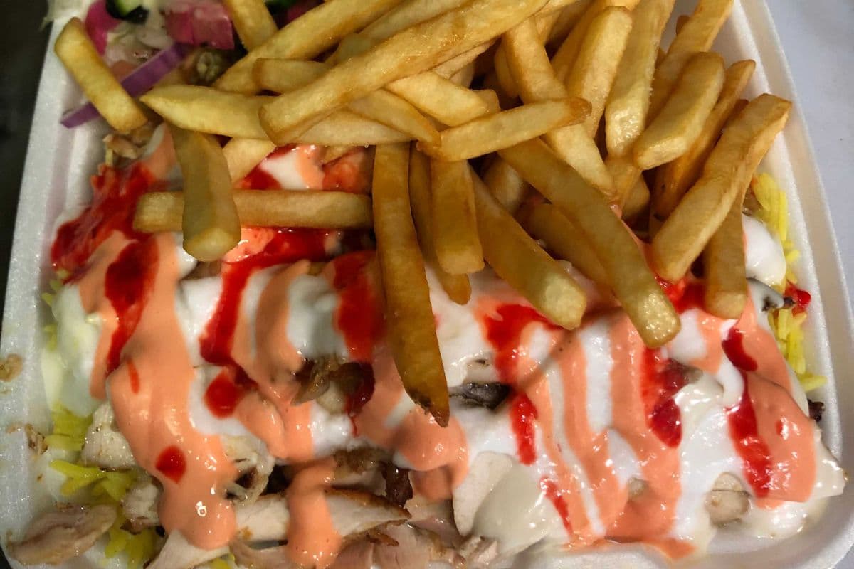 Large Chicken Shawarma Plate