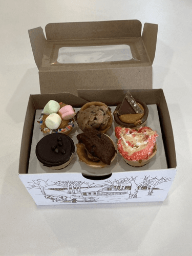 Boite de 6 cornets au beurre d’érable variés / Box of 6 Assorted Maple Butter Cones